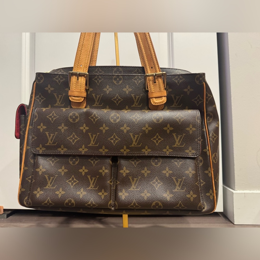 Louis Vuitton Brown Monogram Multipli-Cite Handbag Purse Bag EUC - Picture 2 of 16